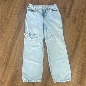 Abercrombie 90s Relaxed Jean High Rise Curve Love